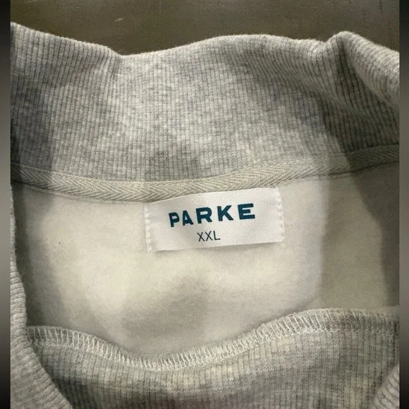 Parke Gray Crewneck with Maroon Lettering - Picture 2 of 2